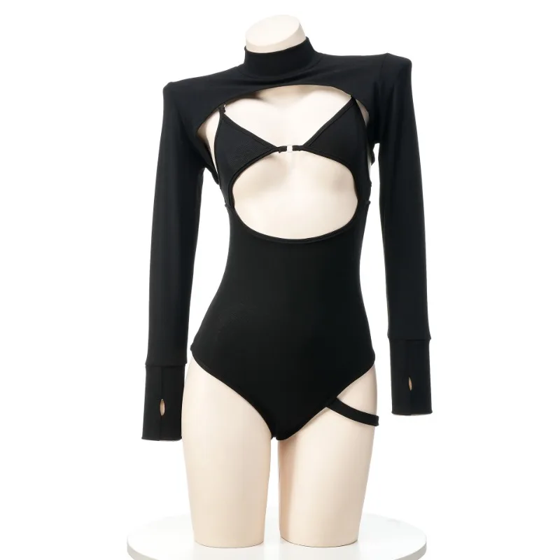 Romper Playsuit Women - Body sin mangas estilo gótico anime
