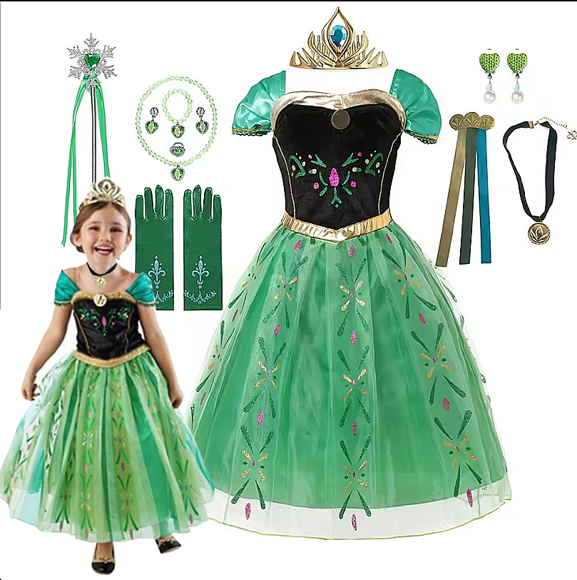 Summer Dresses Yours Clothing - Disfraz de Anna para niños y