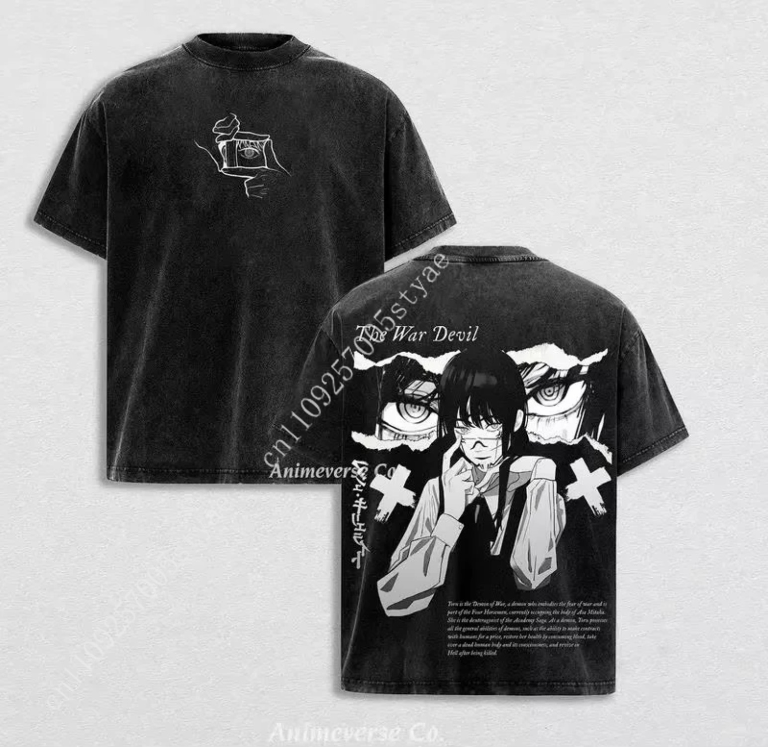 Yours Summer Clothing - Camiseta Gráfica de Anime Chainsaw Man