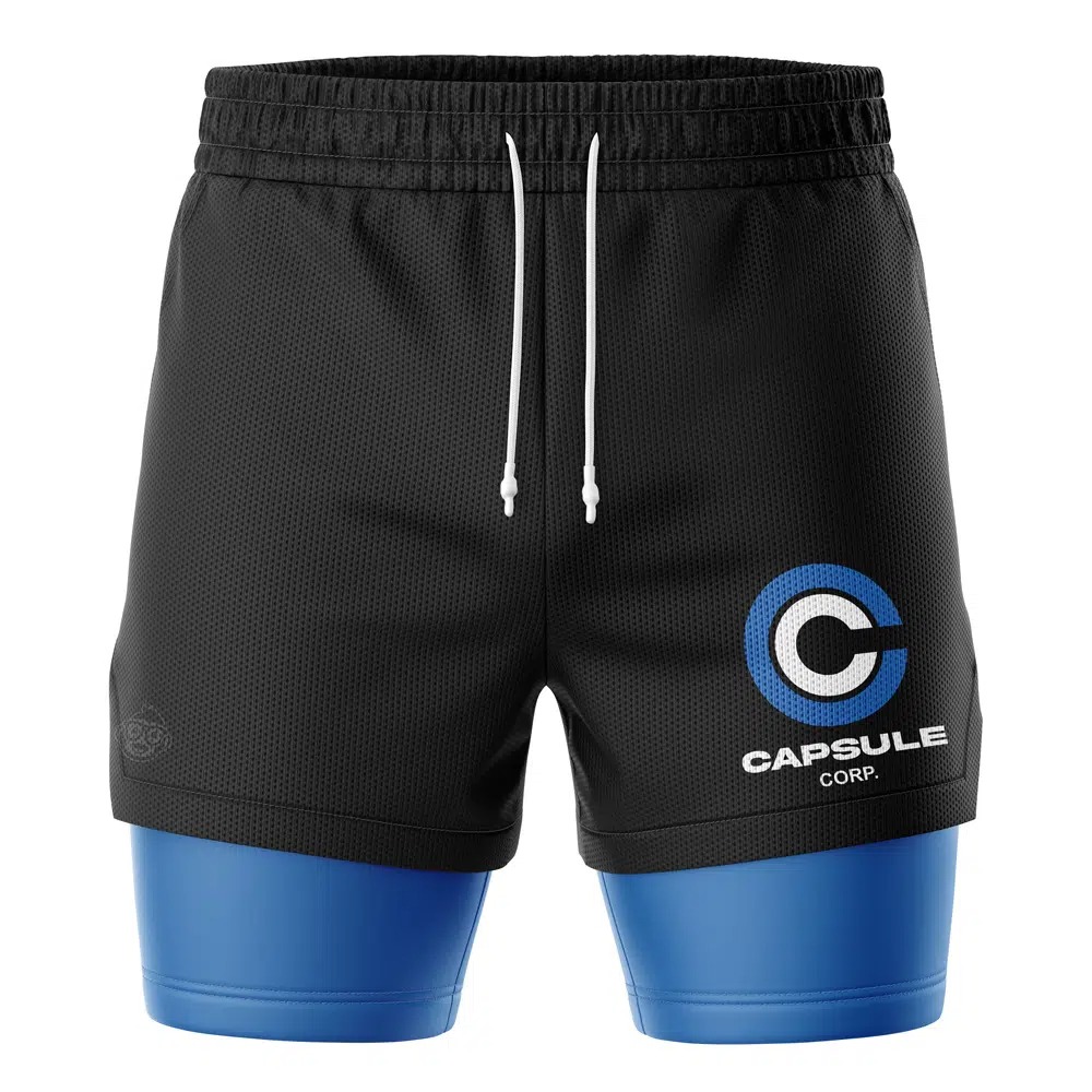 Summer Clothing Layering - Pantalones Cortos Deportivos 2 en 1