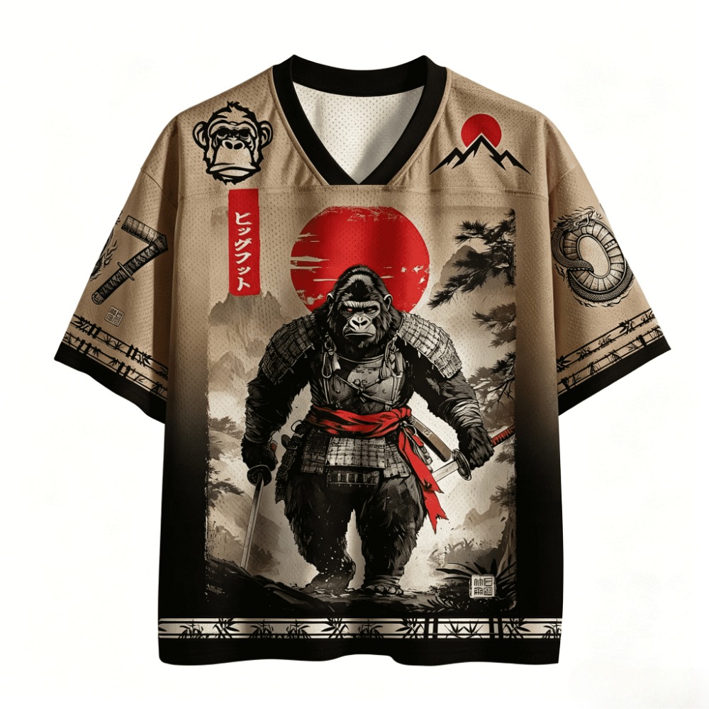 Japanese Summer Clothing Men - Camiseta deportiva con cuello en V