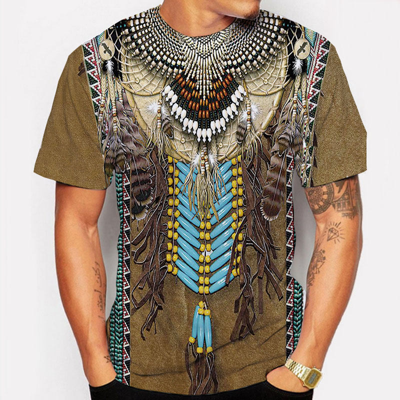 Indian Summer Vintage Clothing - Camisetas indias de estilo étnico con