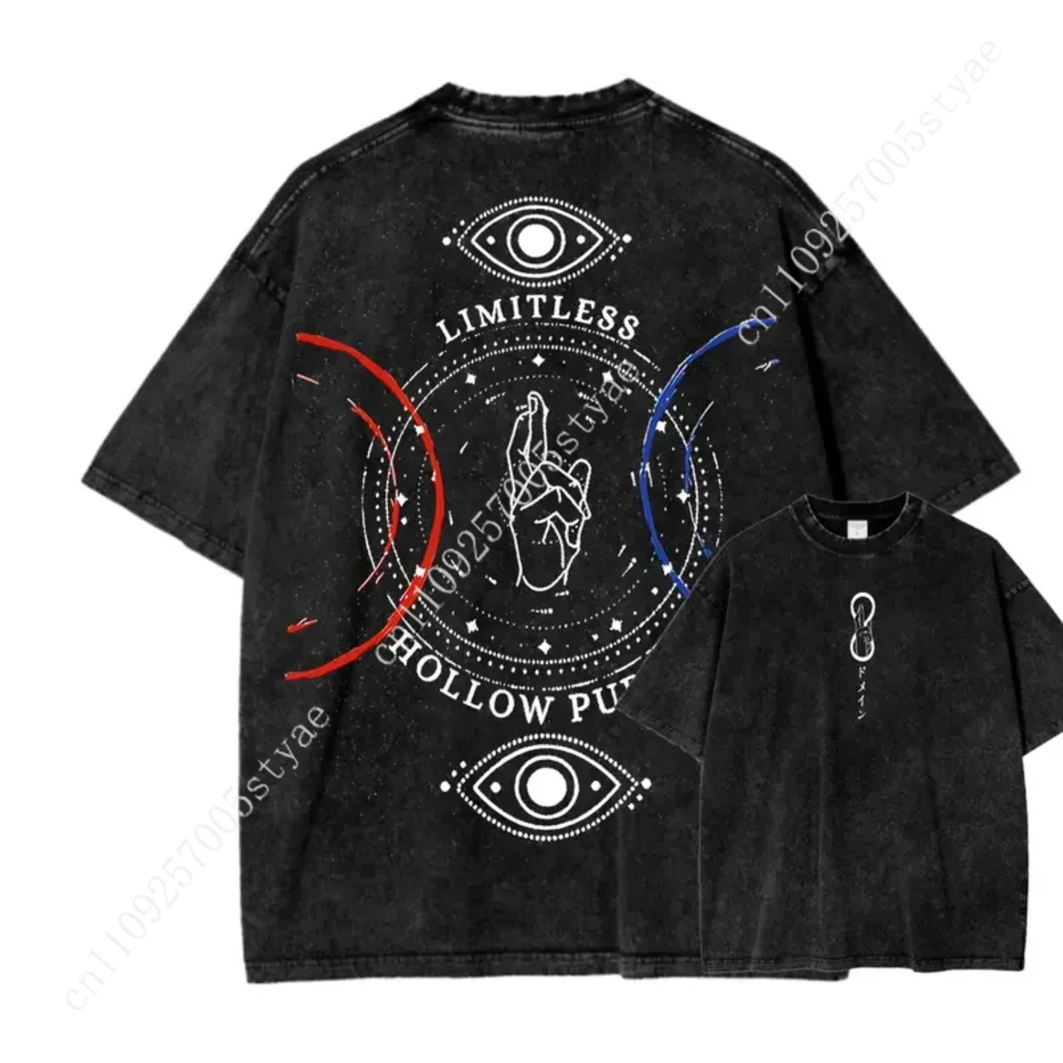 Yours Summer Clothing - Camiseta con Estampado de Anime Gojo