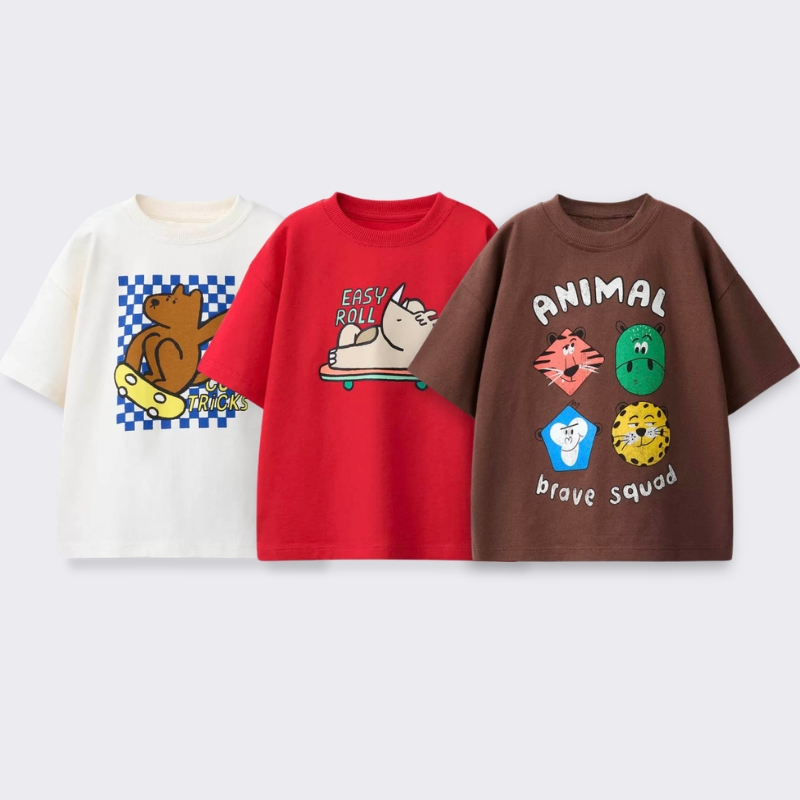 Summer Clothing For Babies - Camiseta con estampado de dibujos animados