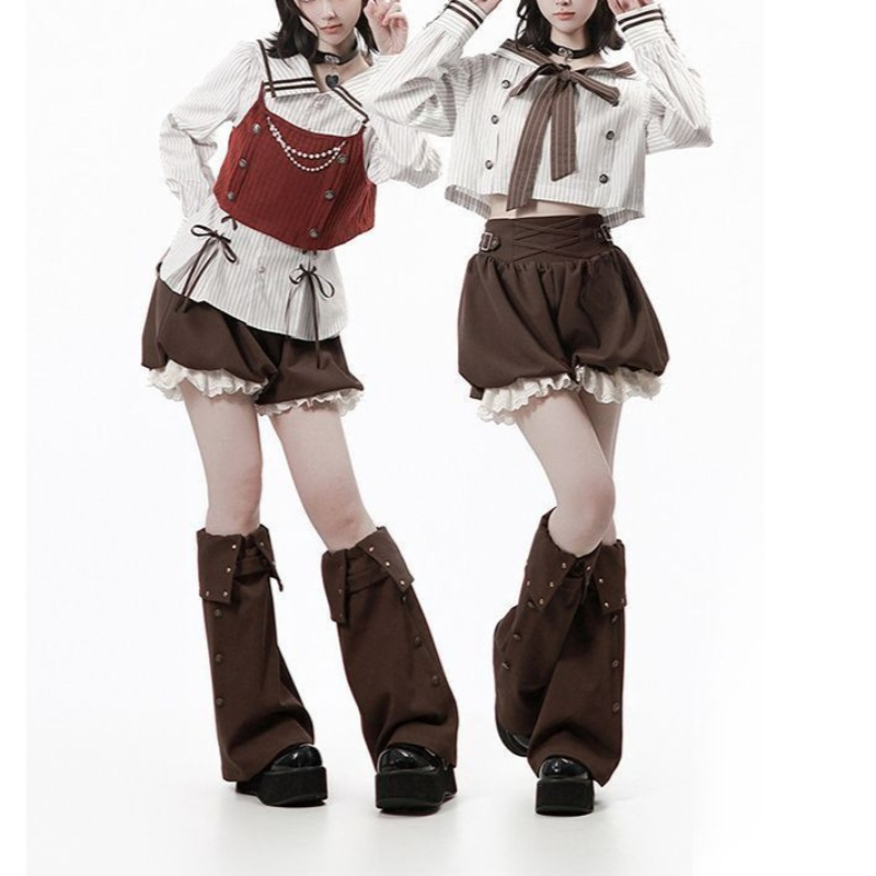 Summer Clothing Set For Girls - Conjunto de 2 Piezas Harajuku Kawaii