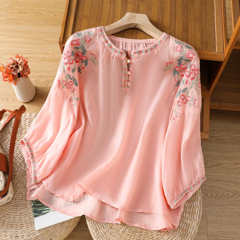 Summer Linen Clothing For Women - Ropa de mujer de estilo chino,
