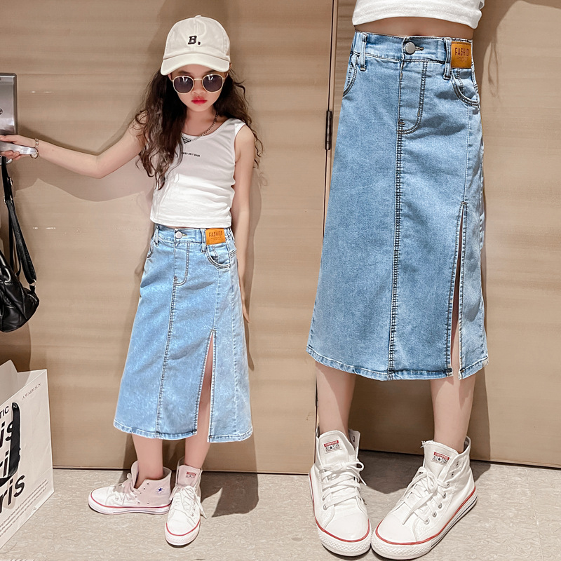 Summer Clothing Teen Girls - Falda vaquera para chicas adolescentes de
