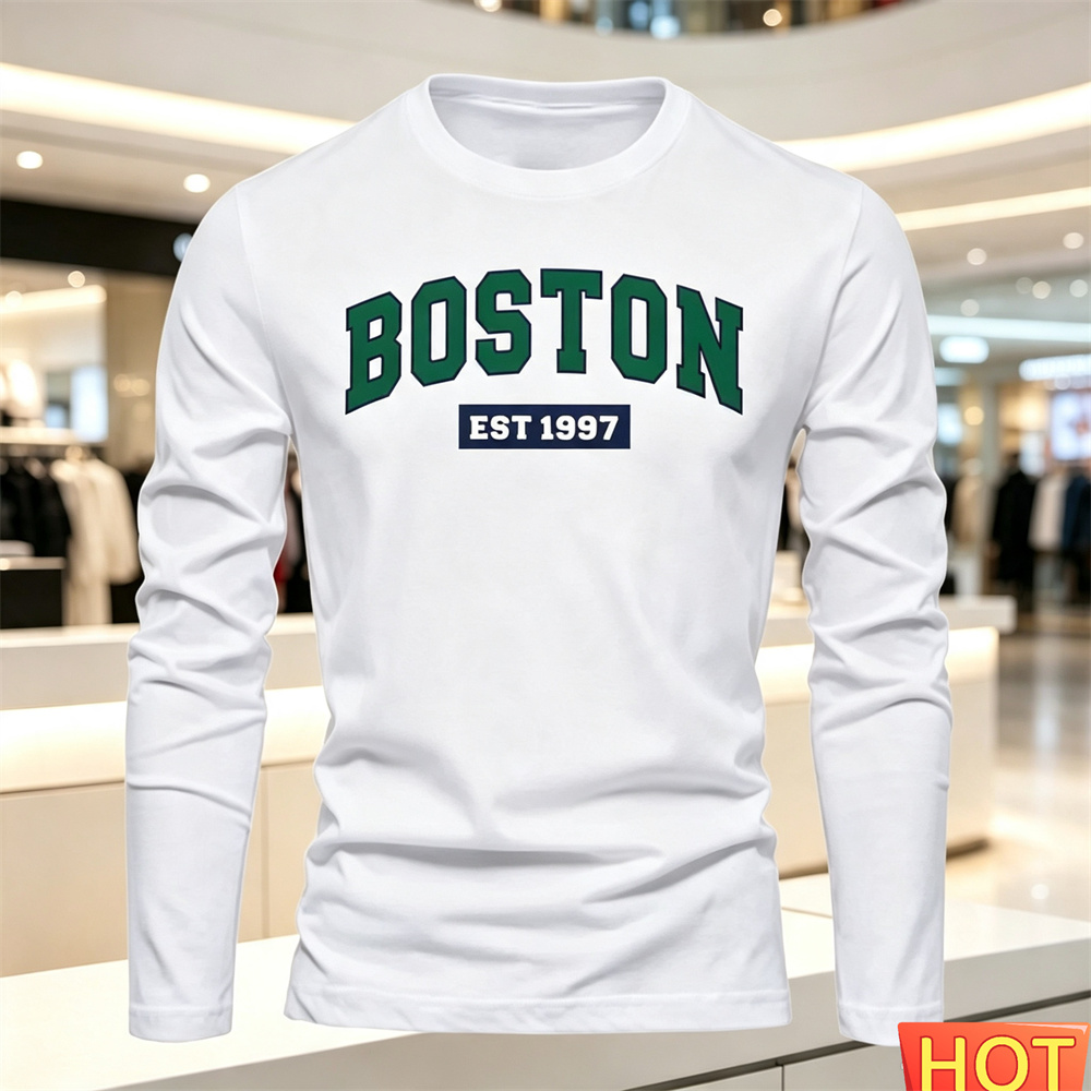 Summer Clothing Long Sleeve - Camiseta de manga larga para hombre,