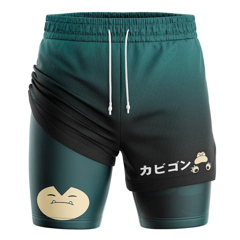 Summer Clothing Layering - Bandai Pocket Monster Snorlax Anime Pantalones