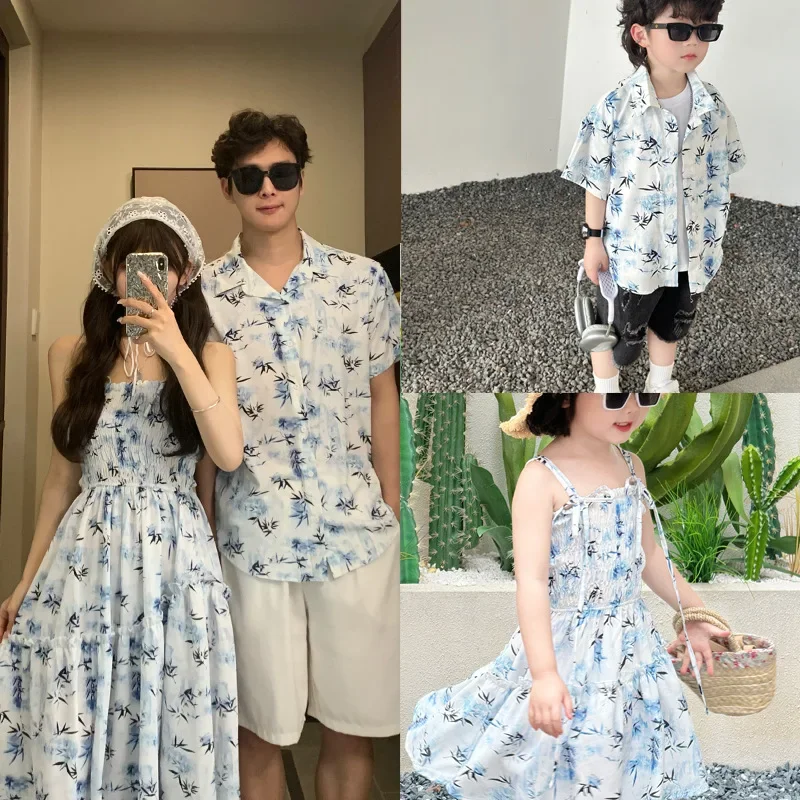 Summer Dresses Yours Clothing - Resort Pareja apariencia padres e hijos