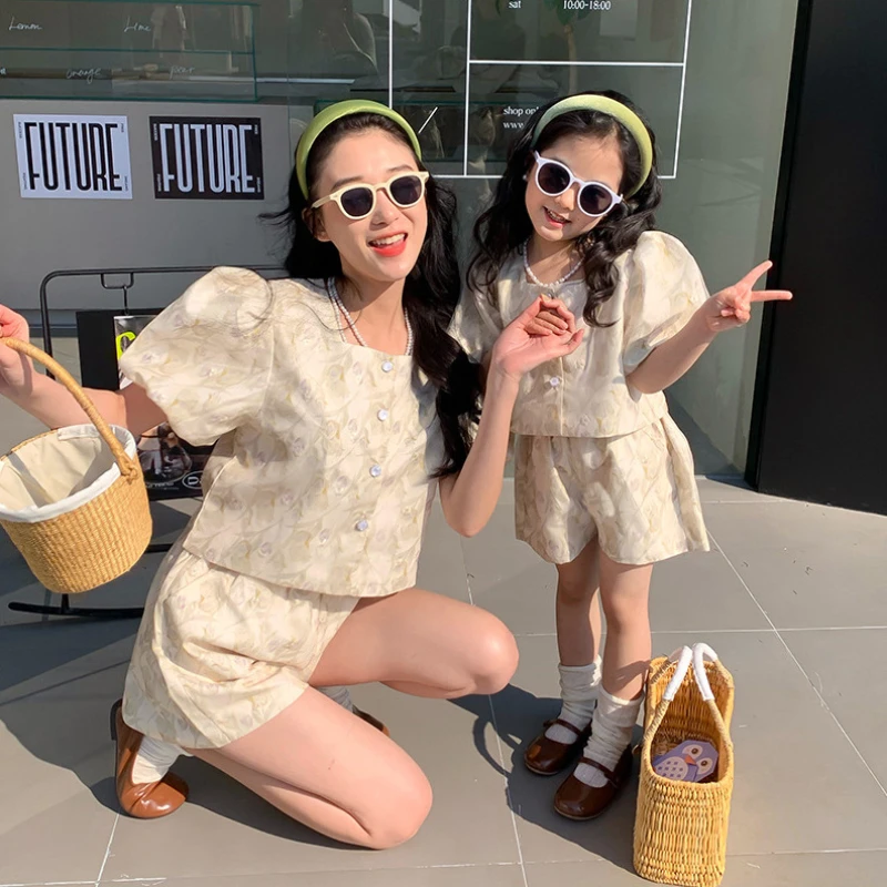 Summer Clothing For Babies - Conjunto de ropa igual para madre