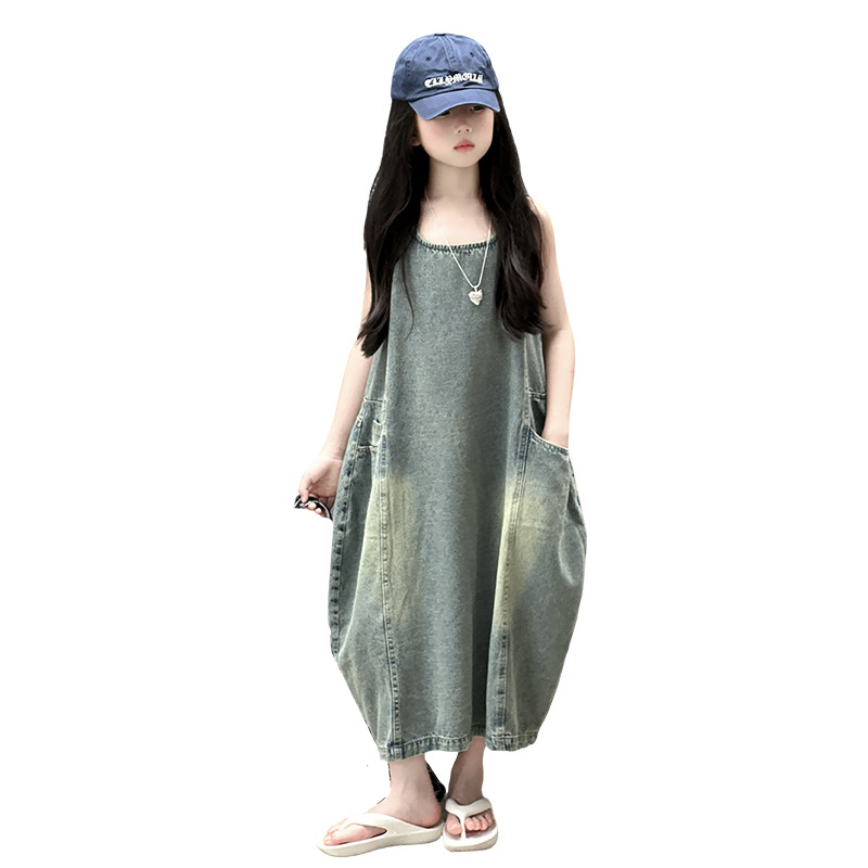 Yours Summer Clothing - Vintage azul niños niñas alta calidad