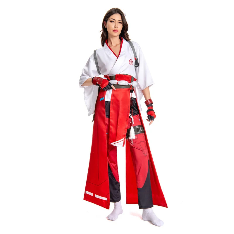 Romper Playsuit Women - Juego OW Kiriko disfraz de Cosplay