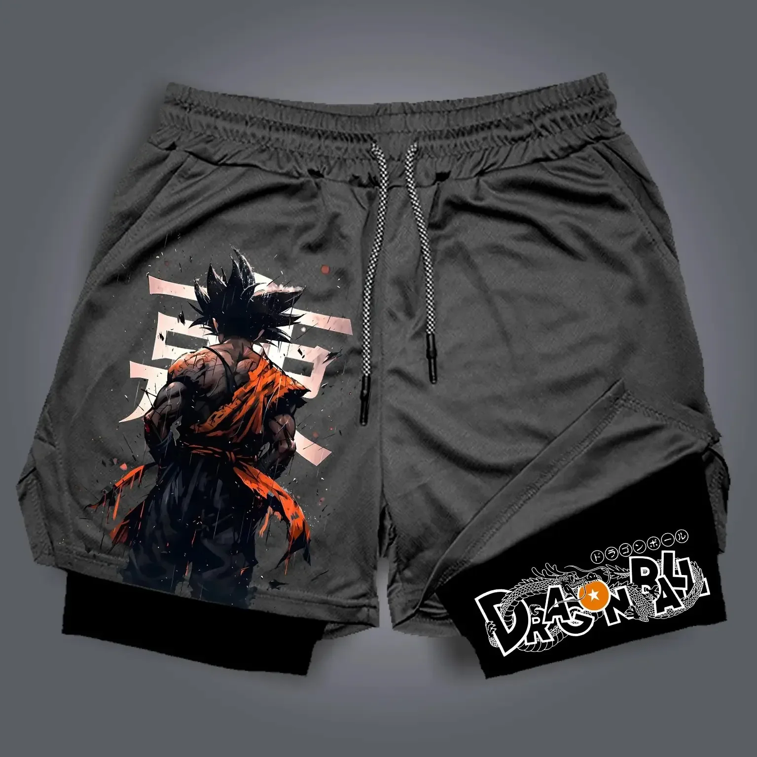 Summer Clothing Layering - Pantalones Cortos Deportivos Dragon Ball Anime