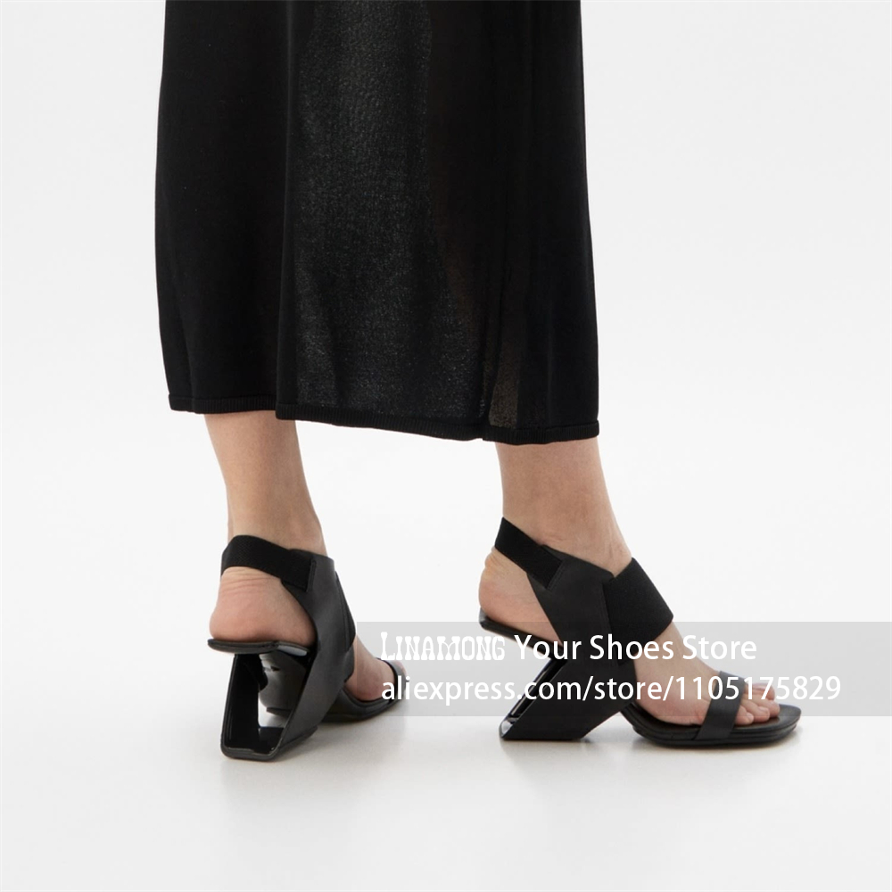 Sandalias de tacón geométrico  - Summer Clothing Offers reseña y precio