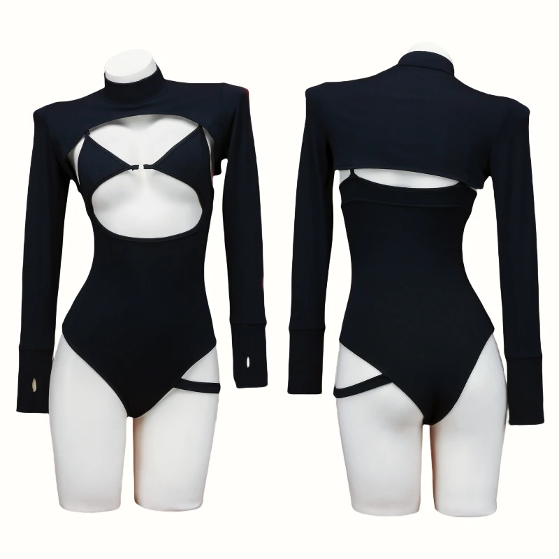 Body sin mangas estilo gótico  - Romper Playsuit Women reseña y precio