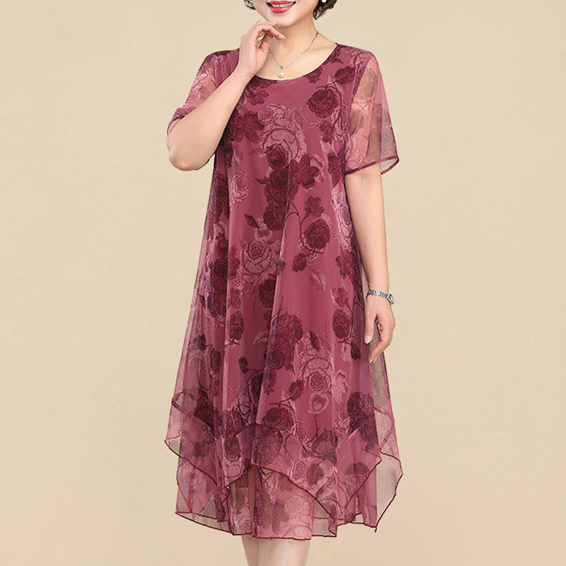 Nuevos vestidos de manga corta - Summer Gauze Clothing reseña y precio