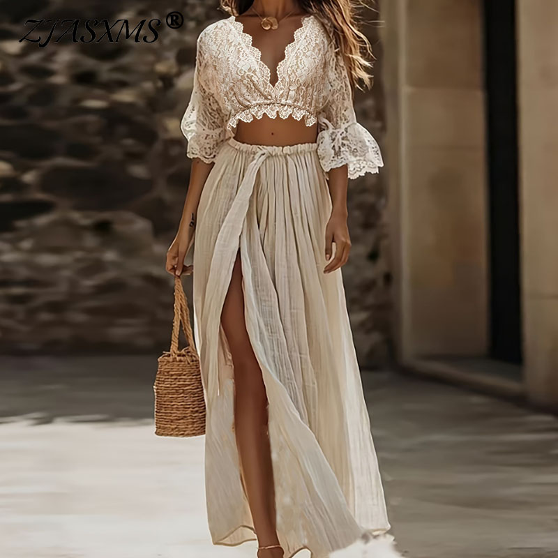 Conjunto de dos piezas bohemio - Summer Clothing Vacation reseña y precio