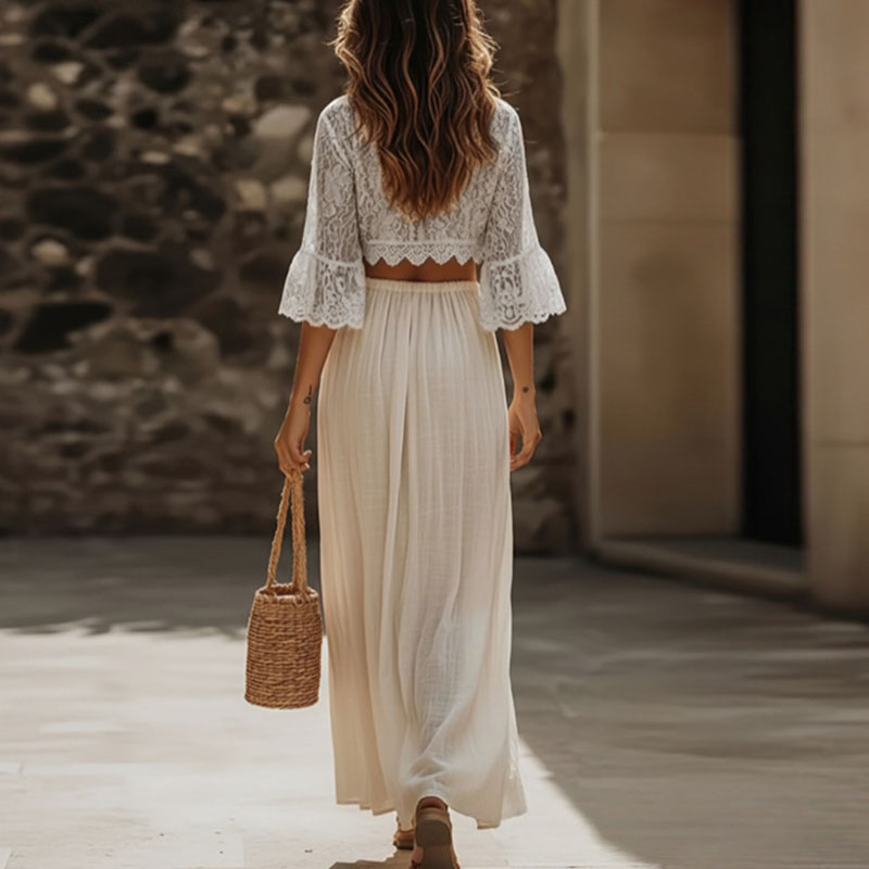 Conjunto de dos piezas bohemio - Summer Clothing Vacation reseña y precio