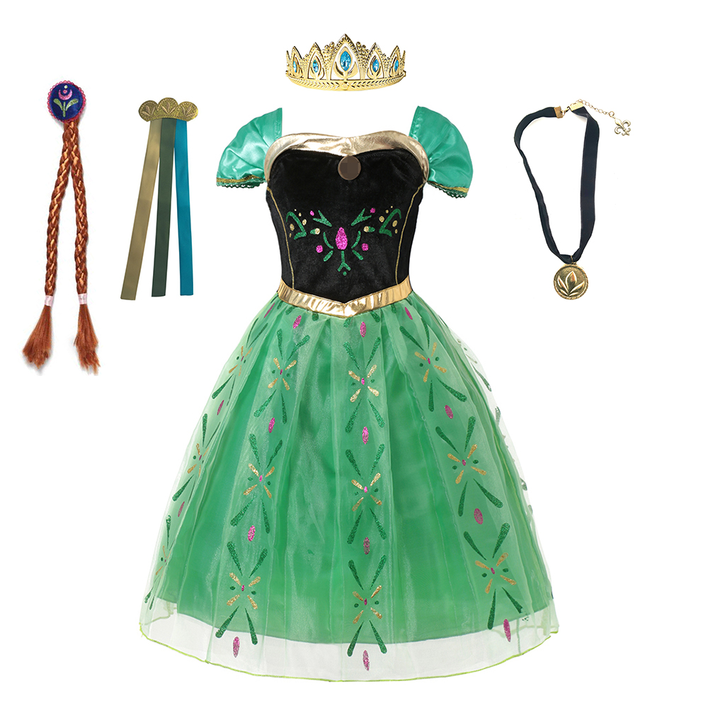 Disfraz de Anna para niños y n - Summer Dresses Yours Clothing reseña y precio