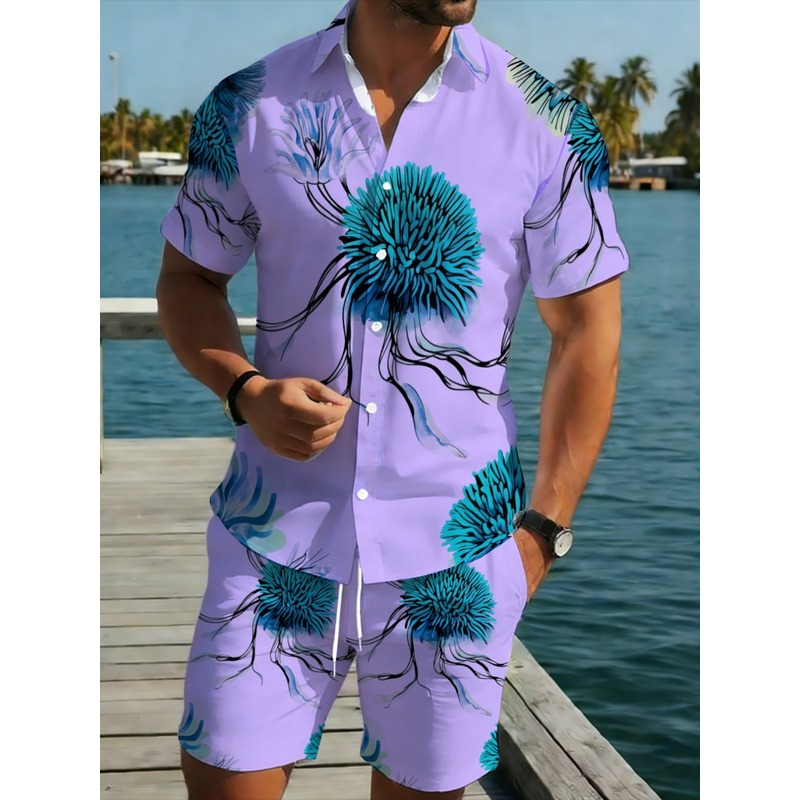 Conjunto de Camisa y Pantalone - Beach Shirt Hawaiian reseña y precio