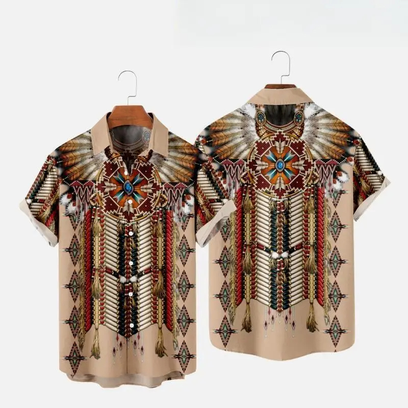 Camisas de playa con estampado - Indian Summer Vintage Clothing reseña y precio