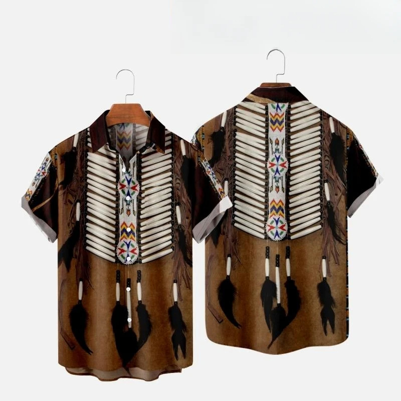 Camisas de playa con estampado - Indian Summer Vintage Clothing reseña y precio