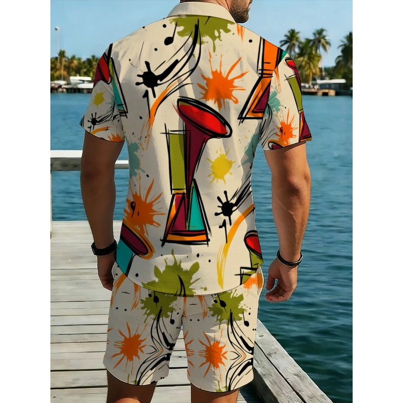 Conjunto de Camisa Hawaiana y  - Beach Shirt Hawaiian reseña y precio