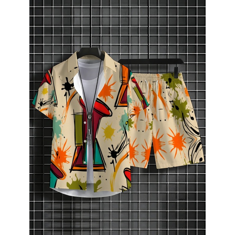 Conjunto de Camisa Hawaiana y  - Beach Shirt Hawaiian reseña y precio