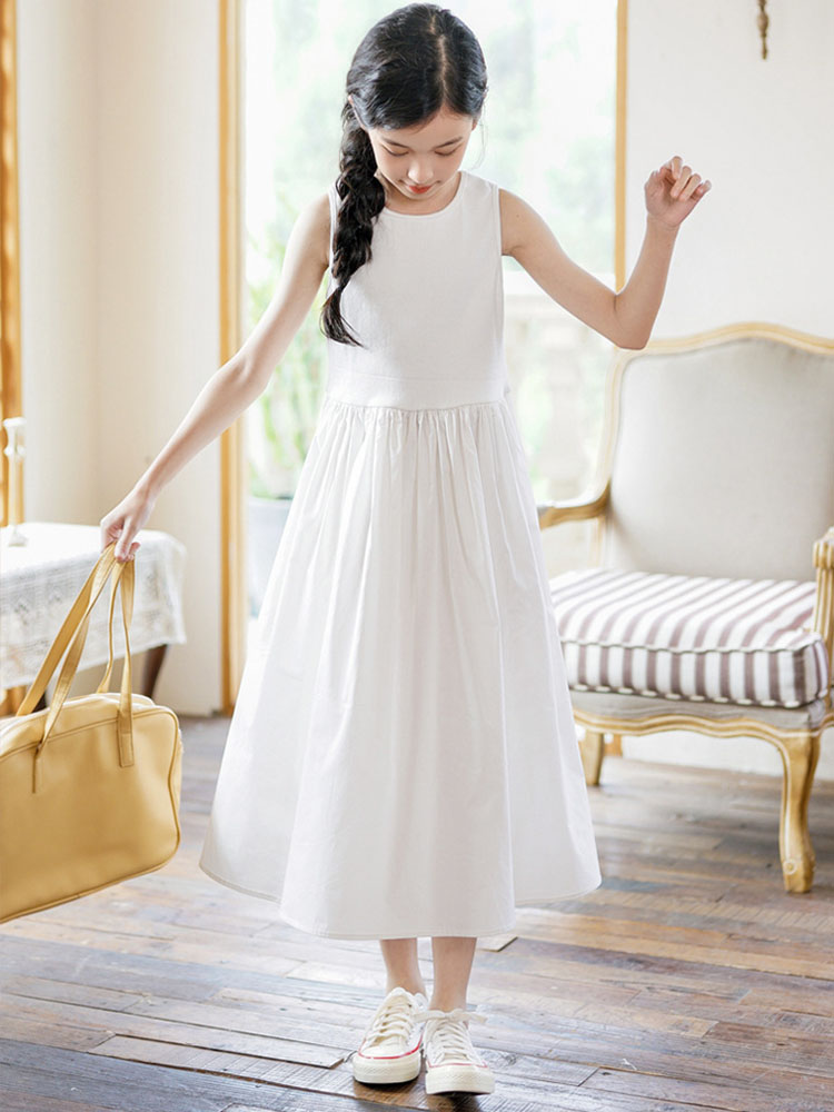 Vestido largo maxi para niñas  - Summer Clothing Teen Girls reseña y precio