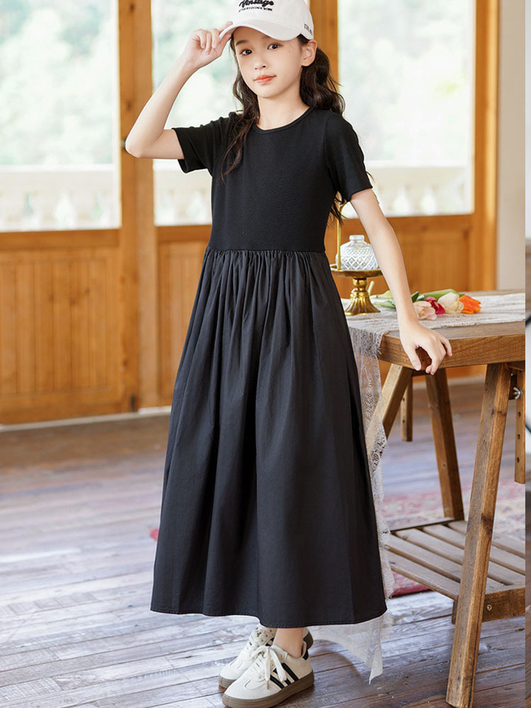 Vestido largo maxi para niñas  - Summer Clothing Teen Girls reseña y precio