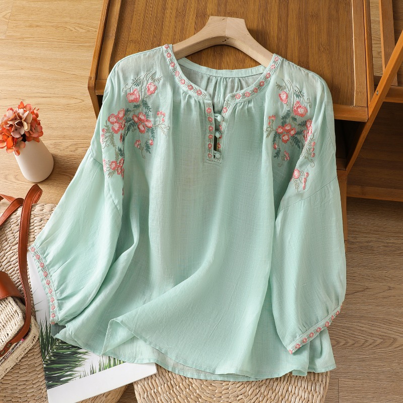 Ropa de mujer de estilo chino, - Summer Linen Clothing For Women reseña y precio