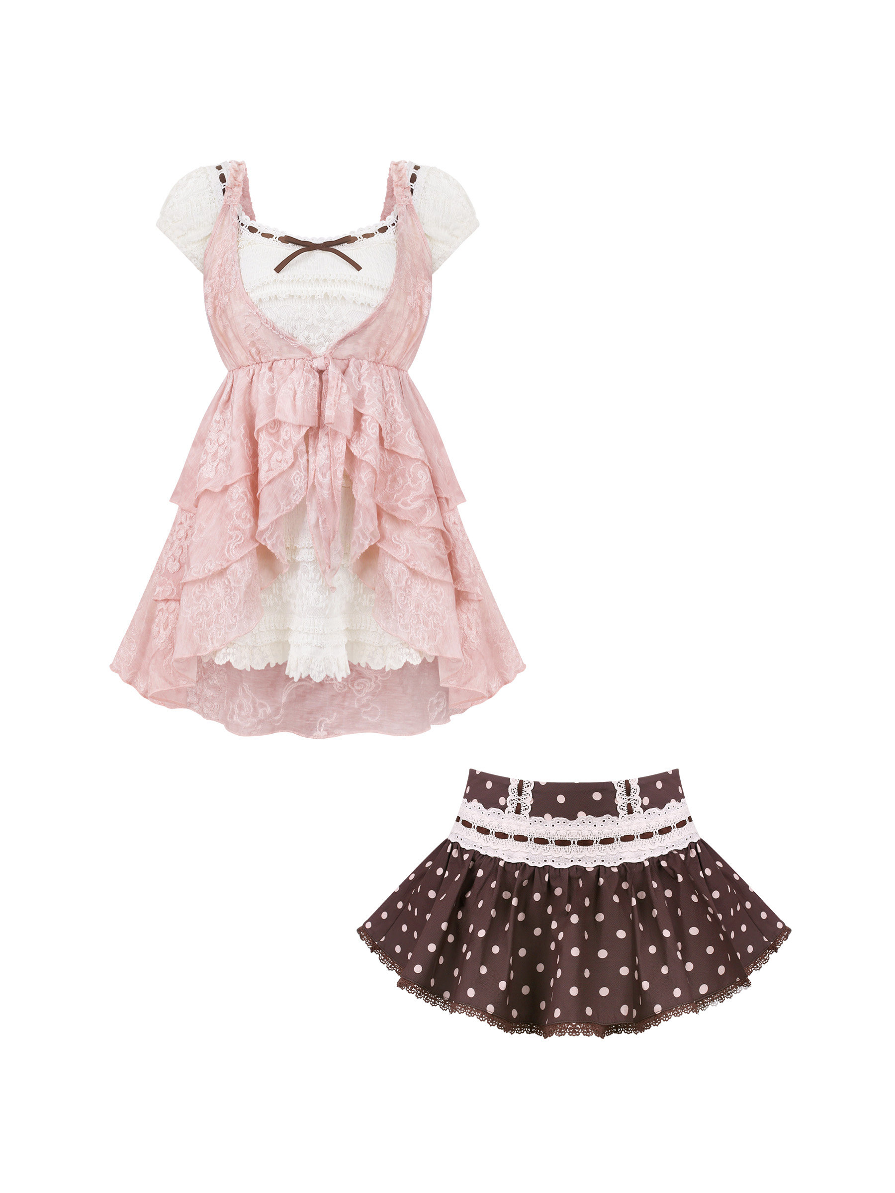 Conjunto de 2 Piezas con Falda - Summer Clothing Set For Girls reseña y precio