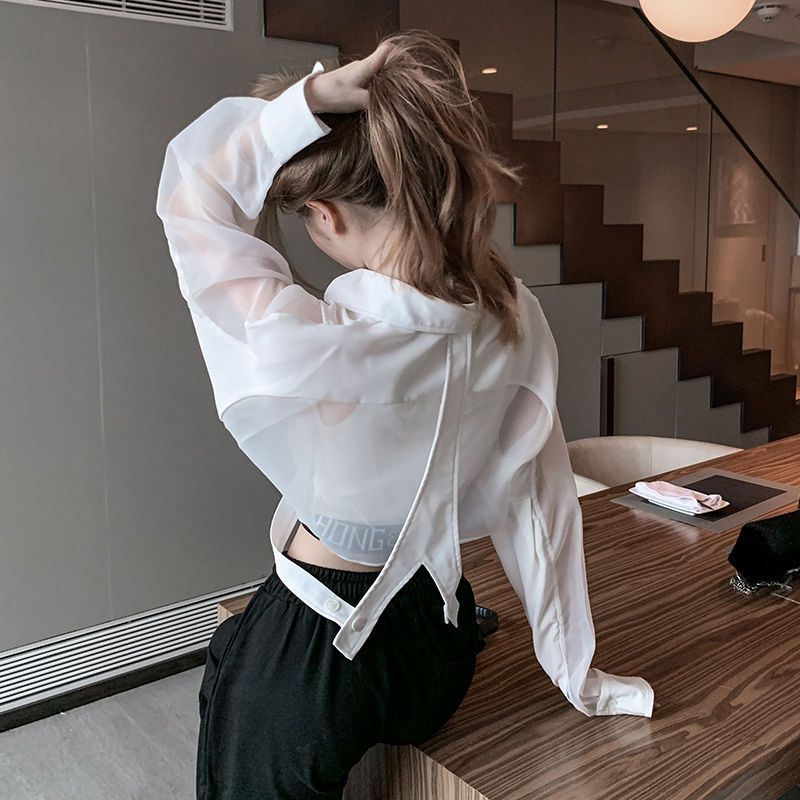 Camisas Retro Chic para mujer, - Crop Blouse Linen reseña y precio