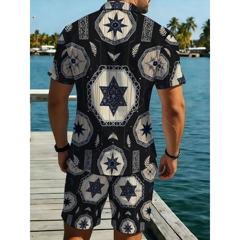 Conjunto de dos piezas de cami - Beach Shirt Hawaiian reseña y precio
