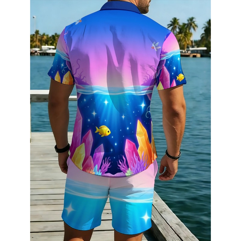 Conjunto de Camisa Hawaiana y  - Beach Shirt Hawaiian reseña y precio