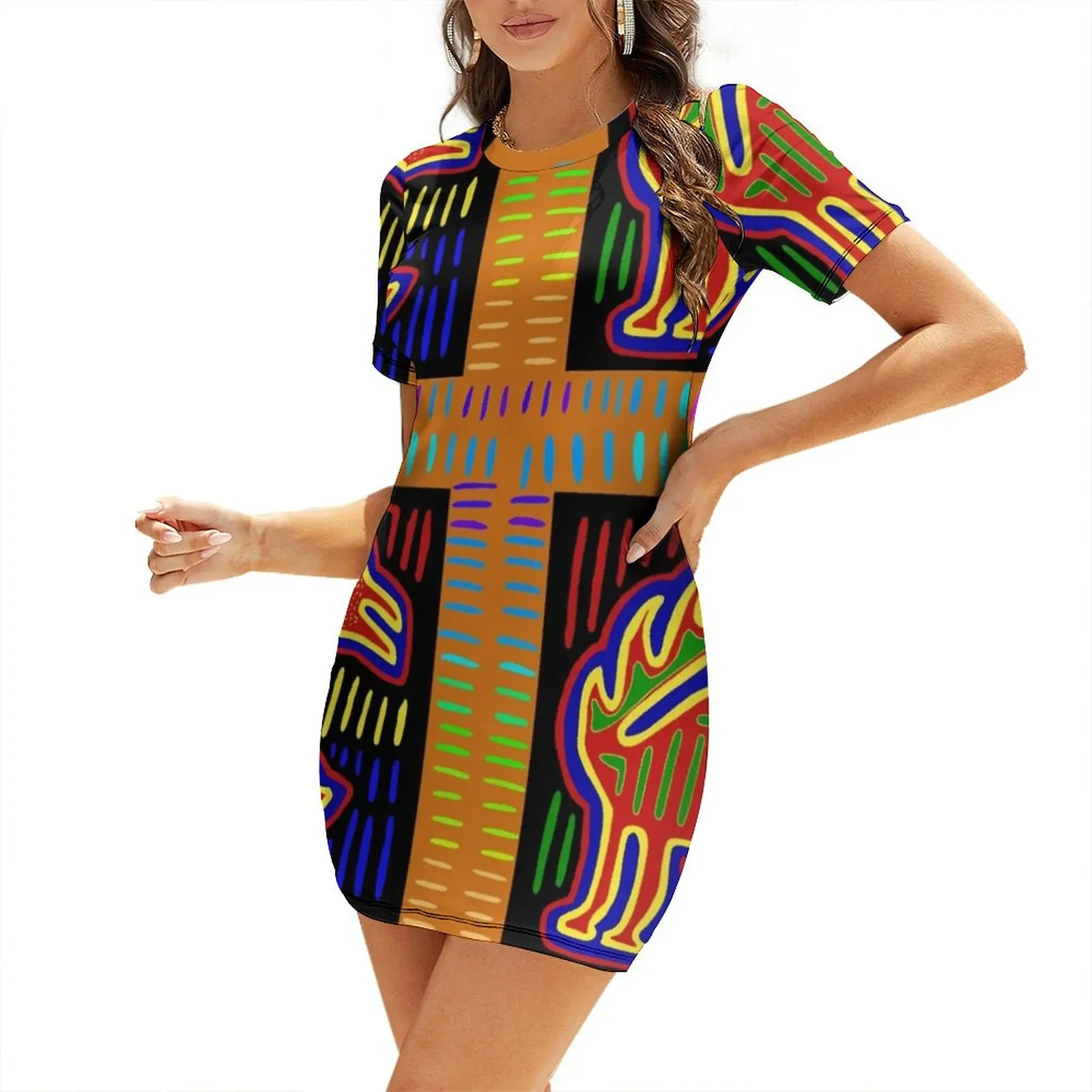 Vestido de manga corta Kuna In - Indian Summer Vintage Clothing reseña y precio