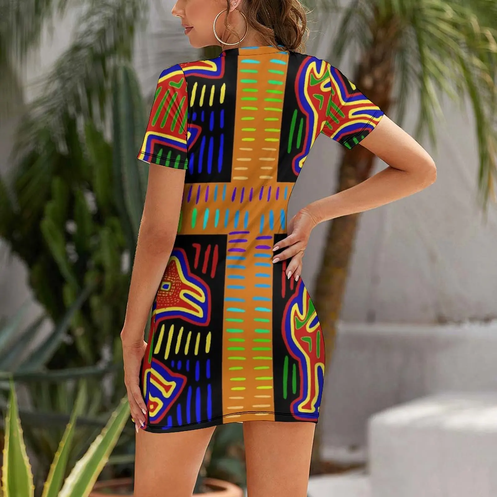 Vestido de manga corta Kuna In - Indian Summer Vintage Clothing reseña y precio