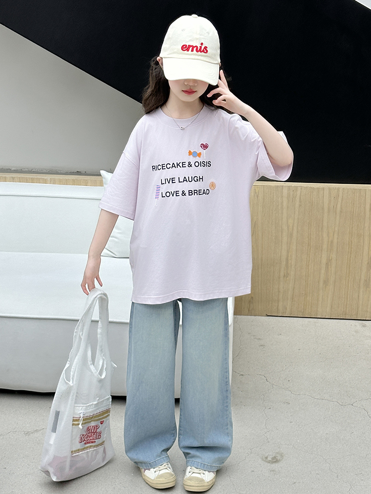 Conjunto de camiseta de manga  - Summer Clothing Set For Girls reseña y precio
