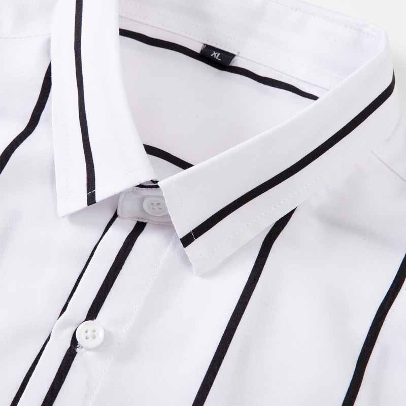 Camisa de Vestir a Rayas para  - Summer Clothing Long Sleeve reseña y precio