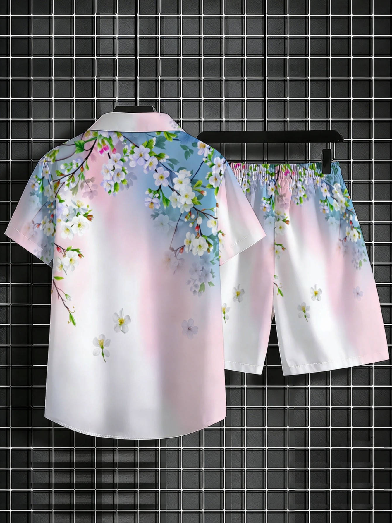 Conjunto Hawaiano de 2 Piezas  - Beach Shirt Hawaiian reseña y precio