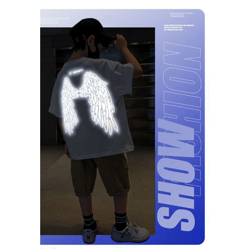 Camiseta con alas reflectantes - Summer Clothing Teen Girls reseña y precio