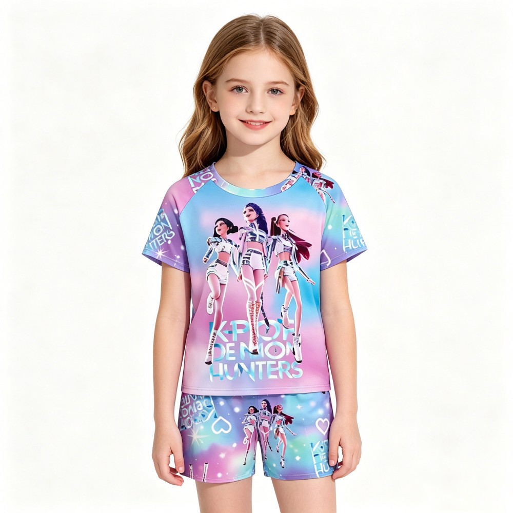 Conjunto de Pijamas Infantiles - Summer Clothing Teen Girls reseña y precio