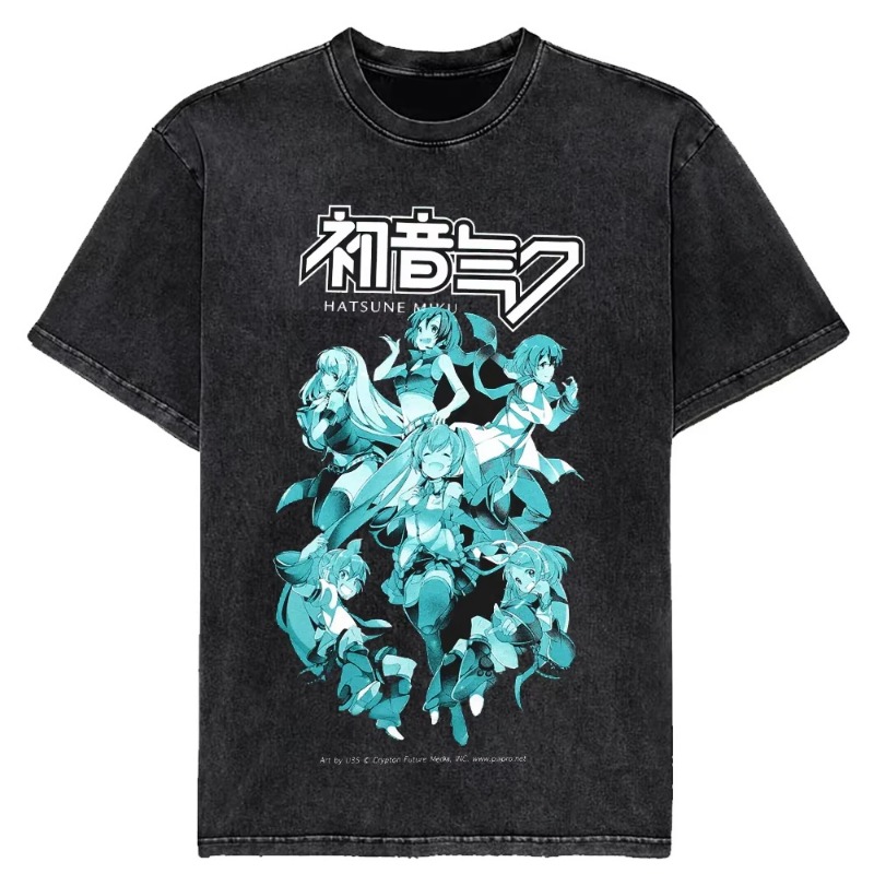 Camiseta Vintage Lavada de Ani - Japanese Summer Clothing Men reseña y precio