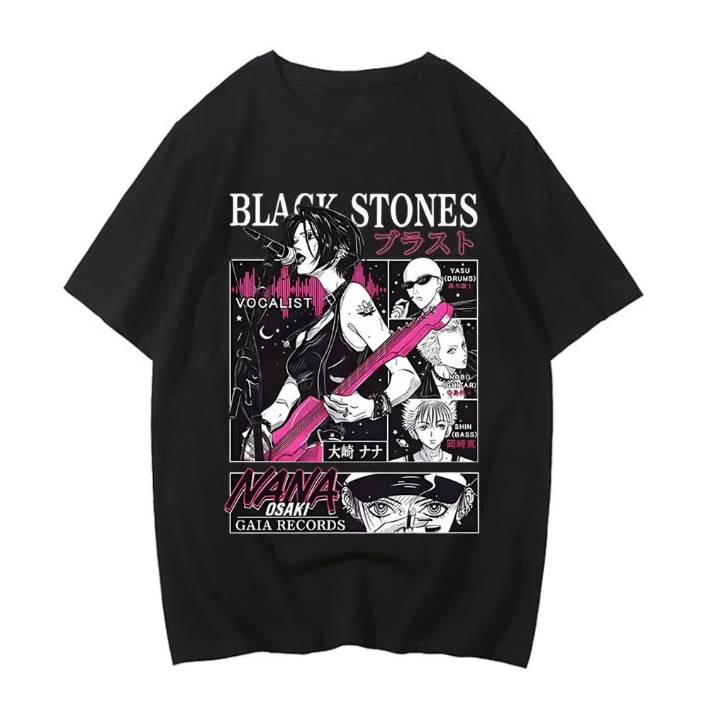 Camisetas Vintage de Manga Cor - Japanese Summer Clothing Men reseña y precio