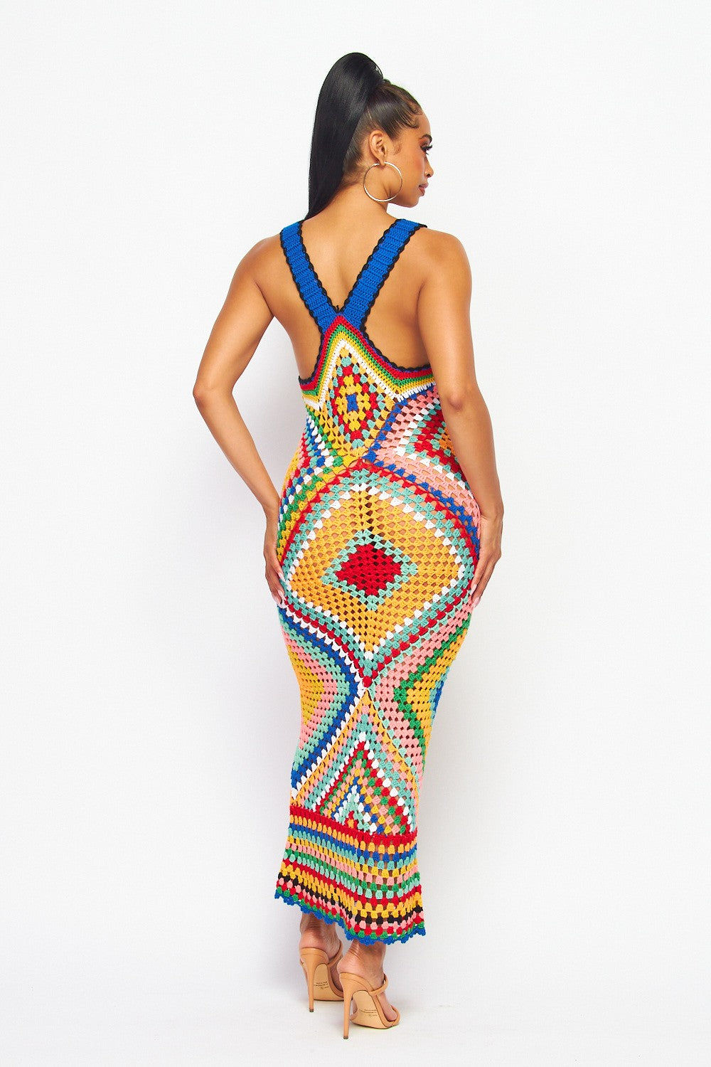 Vestido largo bohemio de ganch - Summer Dresses Yours Clothing reseña y precio