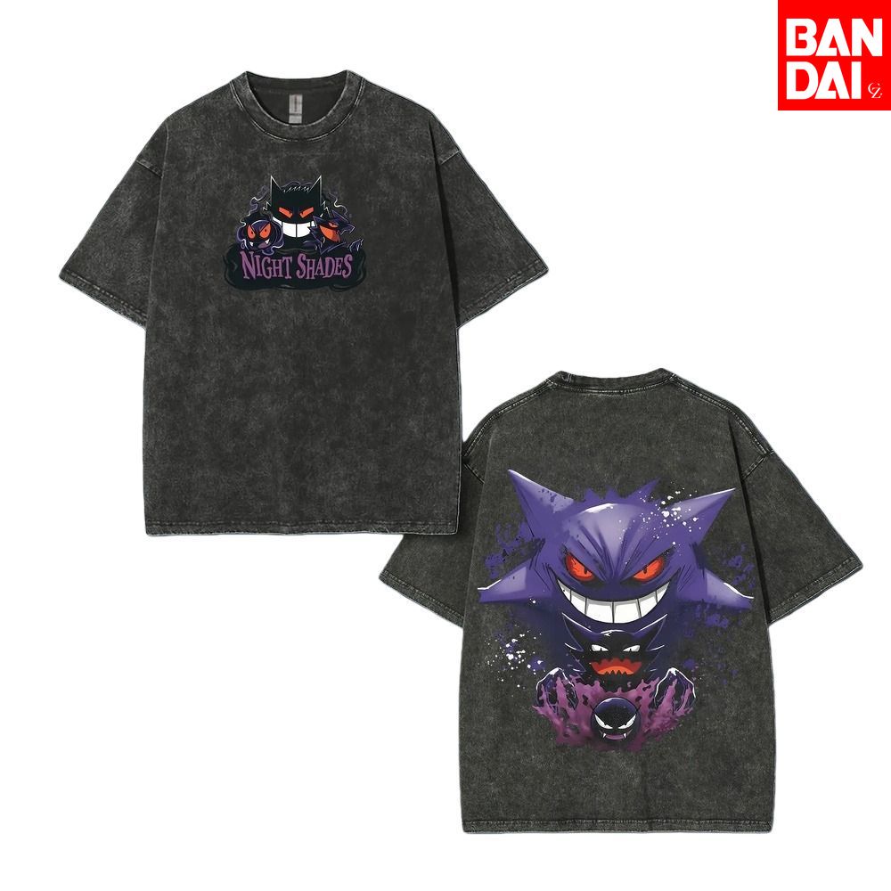 Camiseta de Pokémon Gastly Hau - Japanese Summer Clothing Men reseña y precio