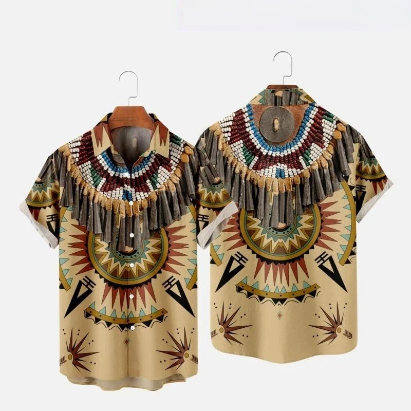 Camisas de playa con estampado - Indian Summer Vintage Clothing reseña y precio