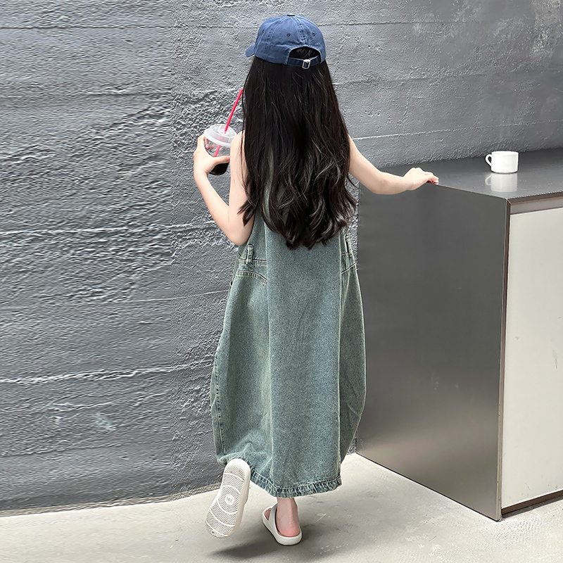 Vintage azul niños niñas alta  - Yours Summer Clothing reseña y precio