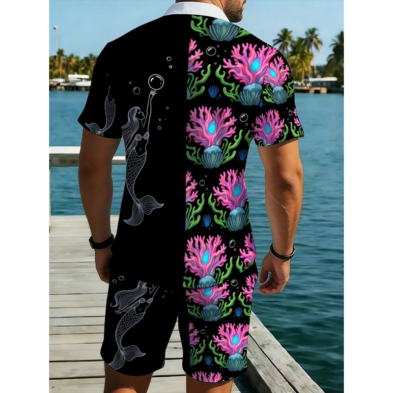 Conjunto de Camisa y Pantalone - Beach Shirt Hawaiian reseña y precio